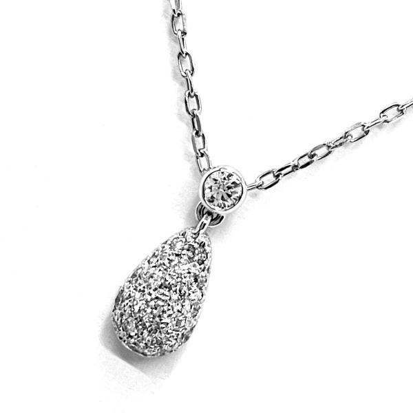 お値下げ⭐️MIKIMOTOダイヤネックレス MIKIMOTO（ミキモト） パヴェ ダイヤネックレス K18WG 0.26ct ティア
