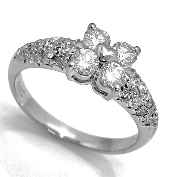 TASAKI（タサキ） ダイヤリング フラワー Pt900 0.64ct 13号 指輪