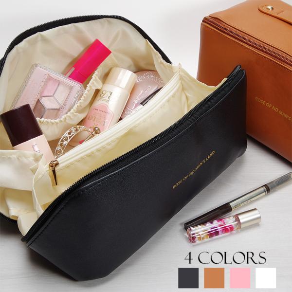 安定した潰れないキューブ型の大容量メイクポーチです。自立しているのでコスメも取り出しやすいです。内側にオープンポケットが計3つ、中央にファスナー付きのポケットがついています。小物が中で散乱せず、種類ごとに分けて整頓ができます。化粧品の他にも...