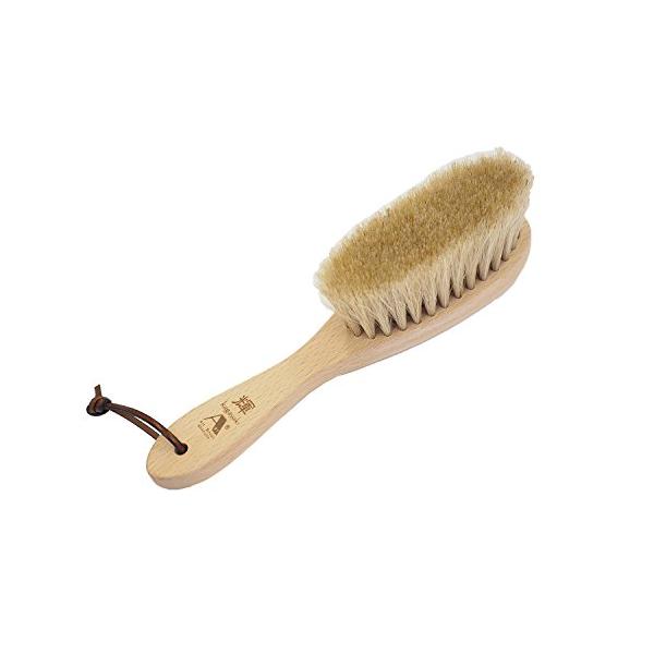 本体サイズ：約全長23.0×幅5.0×厚み5.5cm重量：約105g材質：持ち手=ブナ天然木、毛=白馬毛製造国：日本メーカー名：有限会社アートブラシ