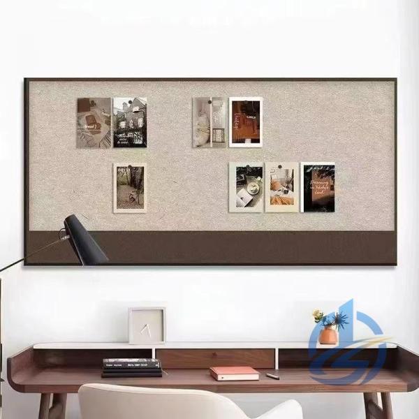 コルクボード 穴不要 写真 ボード 掲示板 フォトフレーム フェルト製 ioso DIY ウェルカムボード ピン付き 壁貼りフォトフレーム 伝 便利 使いやすい 日常使い