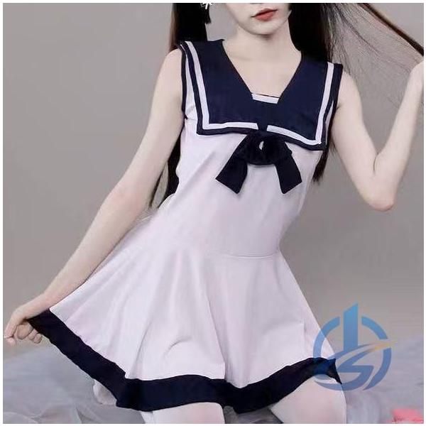 コスプレ 制服 制服風 ミニドレス かわいい 学園風 学生風 妹系 イチャイチャ ioso セーラー風 アニメ キャラクター キュート セクシー イベント ピンク 着回し