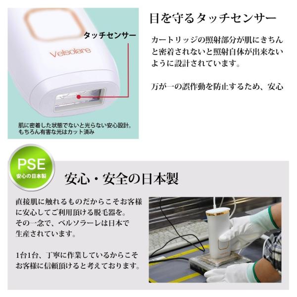 光脱毛器 IPL フラッシュ 女性 顔 美顔 ベルソラーレ 最大照射5万 ...