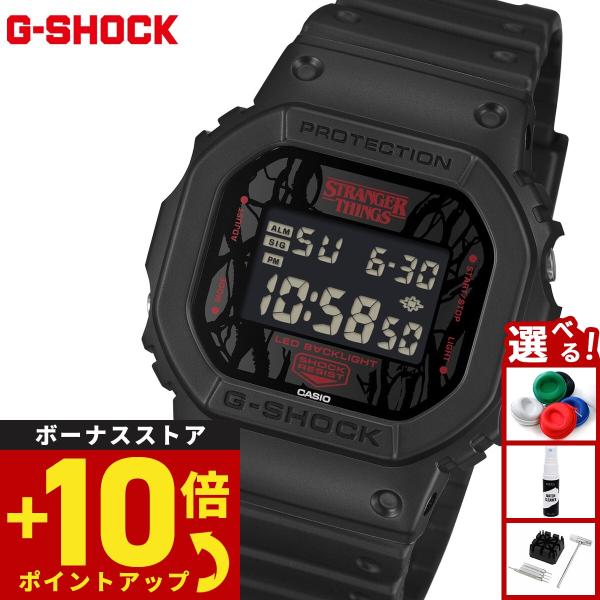 Gショック G-SHOCK Stranger Things コラボ 限定 腕時計 DW-5600STT-1JR ストレンジャー シングス 未知の世界