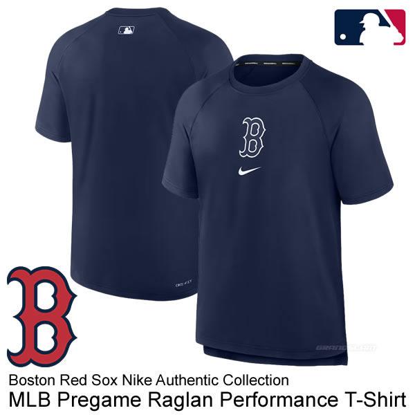 ナイキ　ボストンレッドソックス　オーセンティック　ドライTシャツ NIKE（ナイキ） 【即日発送可】 プレゲームTシャツ 半袖 ボストン