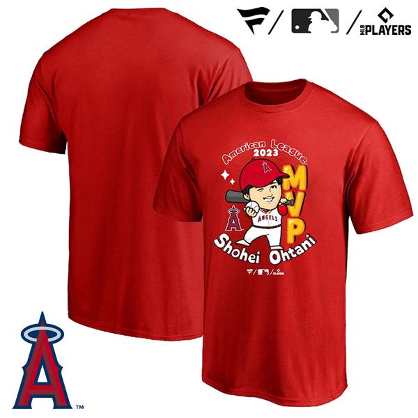 fanatic - 大谷翔平　Ｔシャツ　2021 MVP獲得記念 赤 Ｍサイズ　エンジェルス ※新品 grandslam_h-200909506