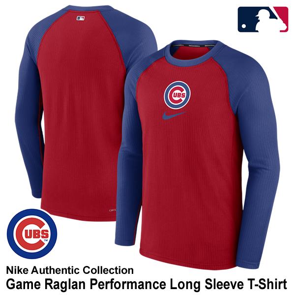 【即日発送可】ナイキ（NIKE） Tシャツ 長袖 シカゴ・カブス MLB Authentic Collection Chicago Cubs NAC1-161N-EJ-8WD 野球