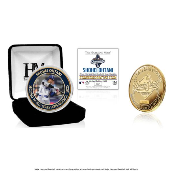 ≪予約販売≫The Highland Mint MLB ドジャース 大谷翔平 ワールド