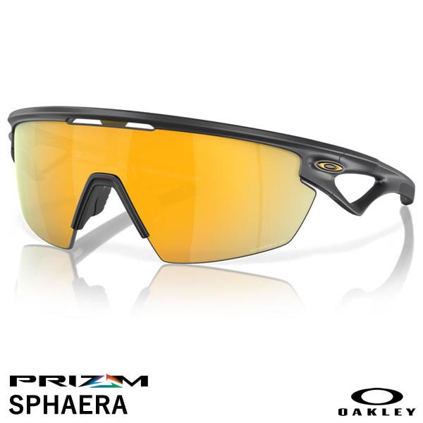 [本体のみ]OAKLY Sphaera™ オレンジレンズ サングラスPrizm™ Sphaera™ Prizm Road Jade Lenses, Matte Black Ink Frame