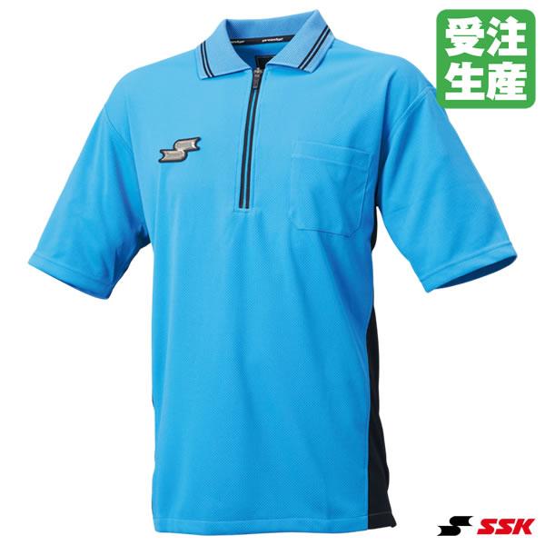 NPB審判員2024年〜使用モデル。■カラーNPブルー■サイズM、L、O、XO、XO2■着丈L：84cm■素材ポリエステル100%■原産国日本●受注生産●右胸SSKマーク付き●インサイドプロテクター対応【納期について】●通常納期はメーカー手...