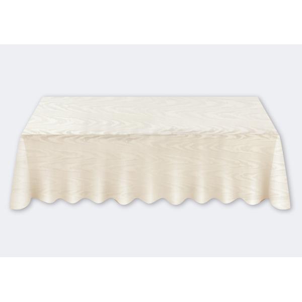 モアレシャンパン、シルキーホワイトの二種類からお選びいただけます。450mm×1800ｍｍ、600mm×1800mmのテーブルにぴったりです。クロスサイズ　1500×2500(mm)ポリエステル　100％※クリーニングはご返却後に行いますの...