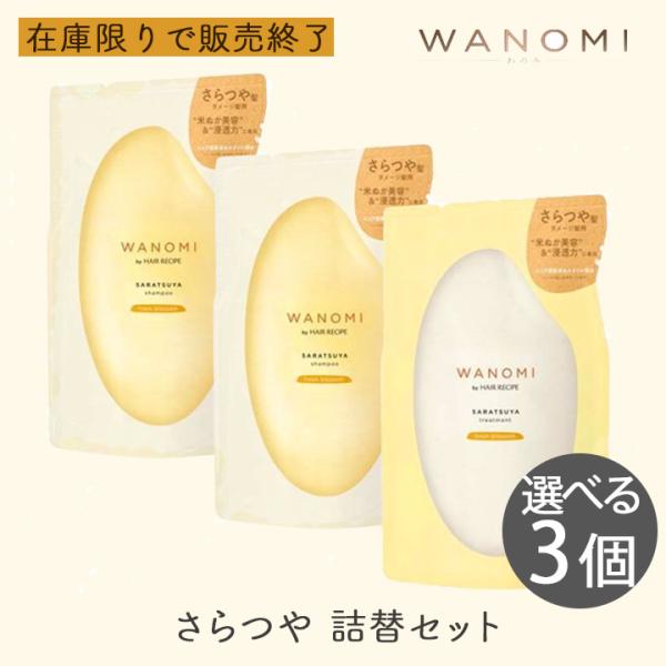 組み合わせ自由 WANOMI 和の実 シャンプー トリートメント さらつや