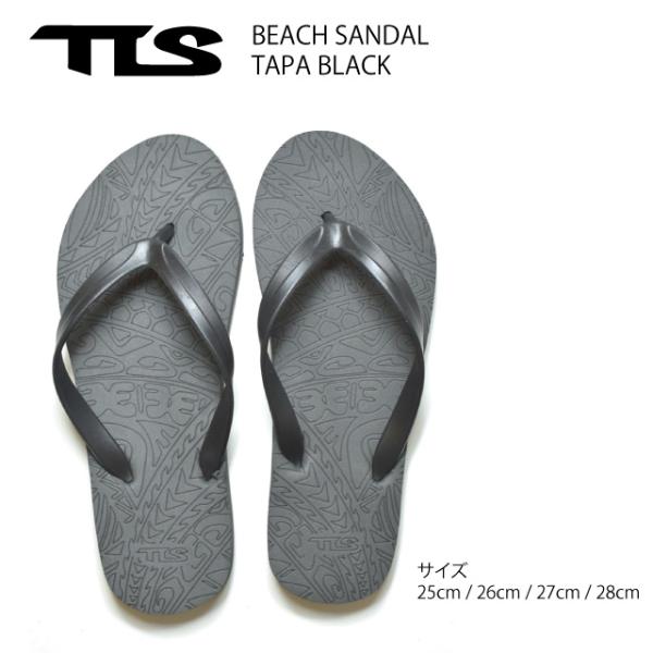 【 TLS BEACH SANDAL(ツールス ビーチサンダル)】・タパ柄エスニックデザイン*・表面は濡れても滑りにくい素材にエンボスデザインで防滑性能アップ・軽量速乾で、さらっとした肌触りのため、一日中履き続けても快適・土踏まずの形に合わ...