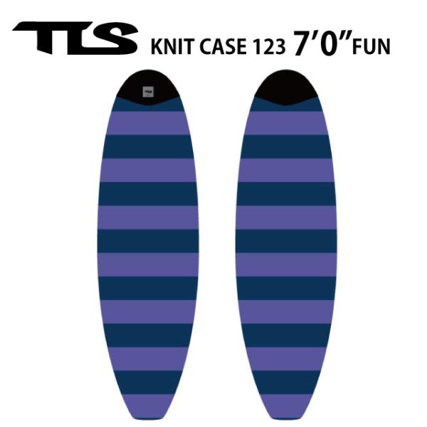 TOOLS ファン 7'0"　color 123【TLS KNIT CASE SERIES(BASIC)】・TLS オリジナルニットケース・ノーズから差し込むベーシックタイプ・ノーズコーンに2mmPEパッド搭載・伸縮性が高くサーフボードを収...