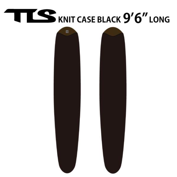 TOOLS ロング 9'6"　colorBLACK【TLS KNIT CASE SERIES(BASIC)】・TLS オリジナルニットケース・ノーズから差し込むベーシックタイプ・ノーズコーンに2mmPEパッド搭載・伸縮性が高くサーフボードを...