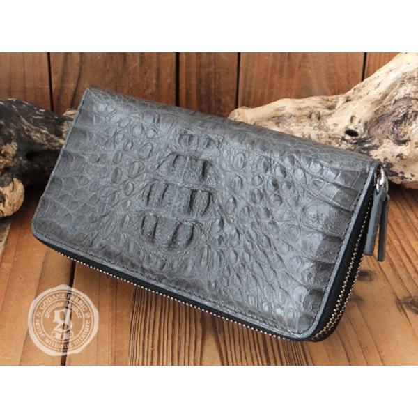 69%オフ 財布 父の日 カイマン クロコダイル GODANE ゴダン W ダブル