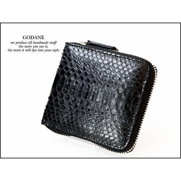 ゴダン　ダイヤモンドパイソン　三つ折り　ミニ財布 黒 ゴダン ダイヤモンドパイソン 三つ折り ミニ財布 黒 楽天市場