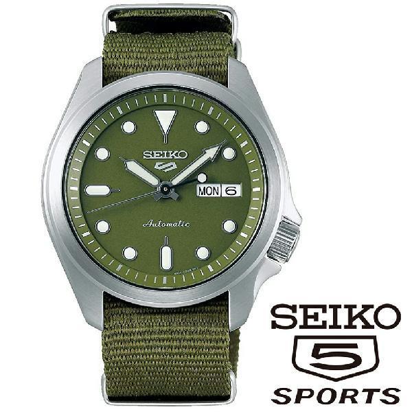 SEIKO 5スポーツ 自動巻き腕時計 100m防水
