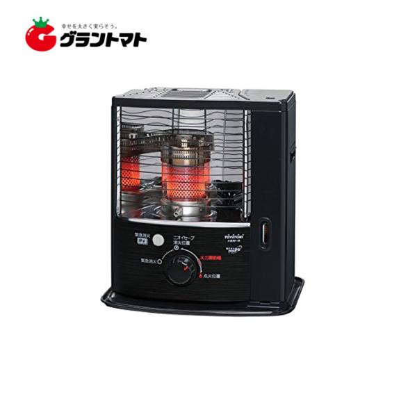 ポータブル石油ストーブ RSV-230-B ブラック コンクリート8畳/木造6畳 