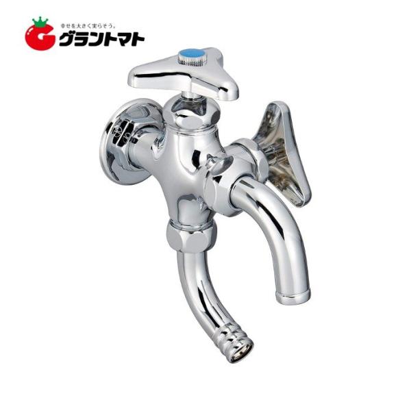 704-113-13￼ 双口万能ホーム胴長水栓 カクダイ 万能ホーム双口胴長水栓 704-113-13 単水栓 通販