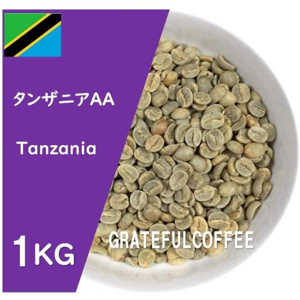 コーヒー生豆 1kg キリマンジャロ タンザニア AA Tanzania