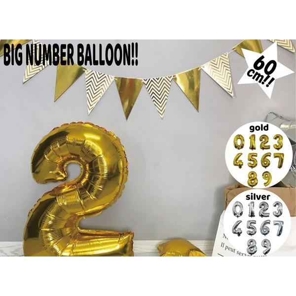 誕生日 バルーン 飾り 数字 Bigナンバー ビッグナンバーバルーン 数字 ナンバー 60cm ゴールド シルバー プレゼント 記念日 100days ハーフバースデー Bl 0010 パーティーショップ Grattis 通販 Yahoo ショッピング