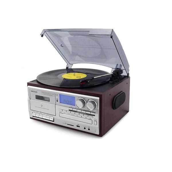 ヴィンテージ蓄音機 ギフトやカフェレストラン音楽プレイに適しビニールレコードプレーヤー レトロオーディオのサポートビニールレコードcd Fmラジオ Tam Tam 2nd