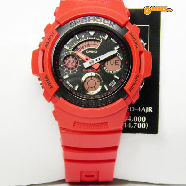 G-SHOCK AW-591-RED-4JAR REDMAN(レッドマン) ヒップホップ CASIO