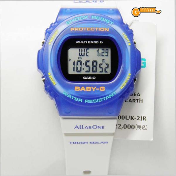 【未使用】ジーショック ベビーG イルクジ BGD-5700UK-2JR コラボ BGD-5700UK-2JR #ブルースケルトンケース # Baby-G #デジタル