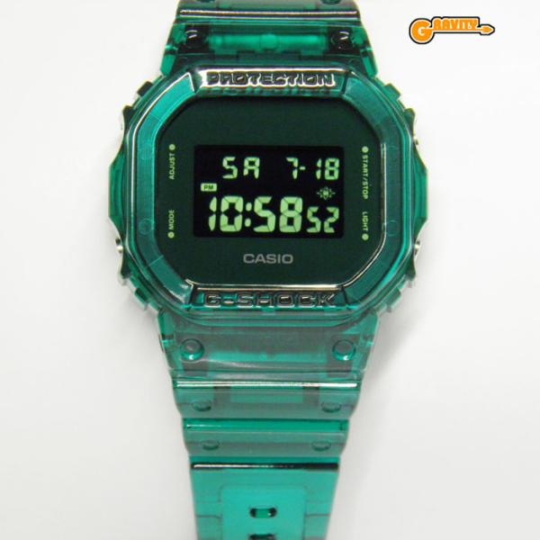 G-SHOCK ジーショック DW-5600SB-3JF 腕時計 スケルトン　緑 G-SHOCK DW-5600SB-3JF カラースケルトンシリーズ グリーン CASIO