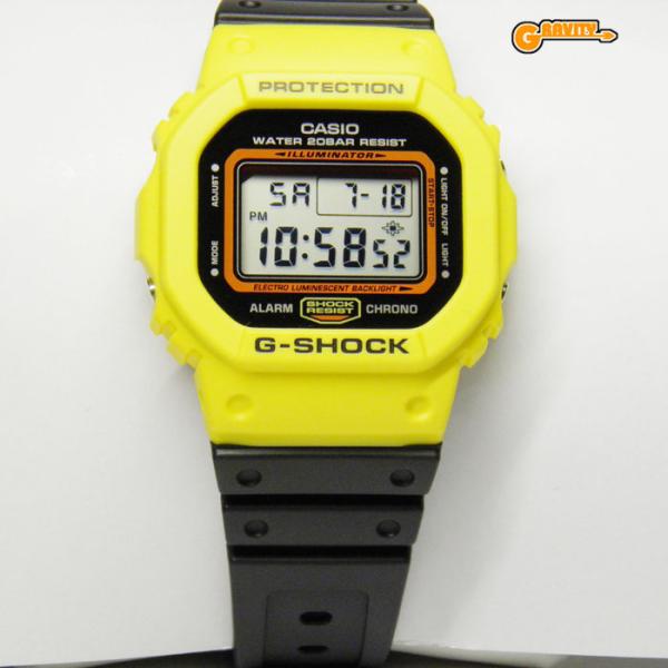 DW-5600TB-1JF THROW BACK 1983 イエロー×ブラック CASIO(カシオ)G-SHOCK【未使用品】 G-SHOCK DW-5600TB-1JF THROW BACK 1983 イエロー×ブラック CASIO