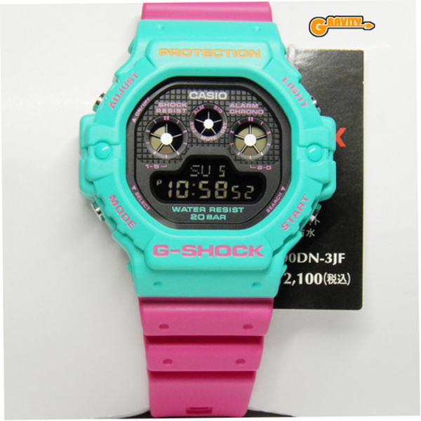 G-SHOCK DW-5900DN-3JF サイケデリックマルチカラー ネオン CASIO