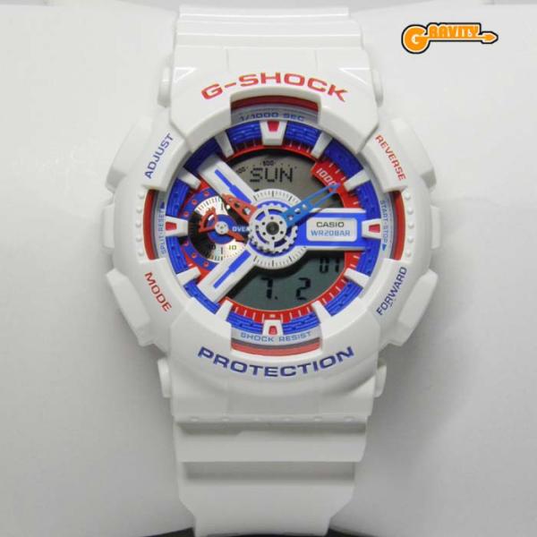 GA-110TR-7AJF ホワイト・トリコロールカラー CASIO(カシオ)G-SHOCK