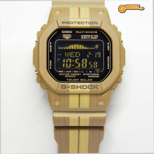 希少 美品 G-SHOCK GWX-5600WB 電波ソーラー 木目柄 G-SHOCK CASIO カシオ Gショック 電波 ソーラー タフソーラー