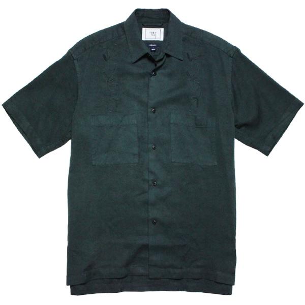 TONY TAIZSUN X OBLEKT FOXY TENCEL DYEING SHIRTS BLACK テンセル