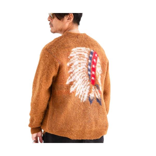 TonyTaizsun（トニータイズサン） NATIVE MOHAIR KNIT CARDIGAN CAMEL 