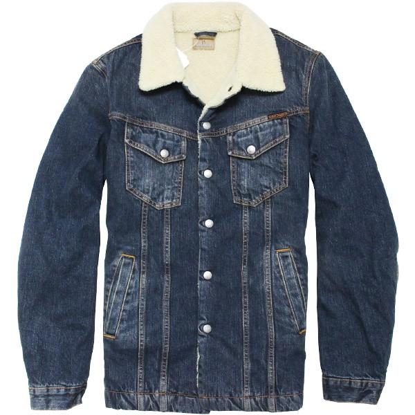 Nudie Jeans ヌーディージーンズ LENNY INDIGO STEEL DENIM ボア 