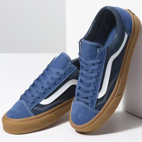 navy and gum vans