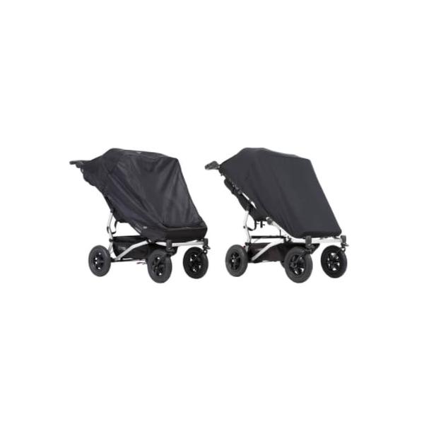 mountain buggy duet buggy sun cover set マウンテンバギー デュエット サンカバーセット（メッシュカバー＋遮光カバー）日よけ　虫よけ