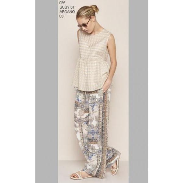 SUSY コットンシルク ノースリーブブラウス ベージュ MaxMara STUDIO 