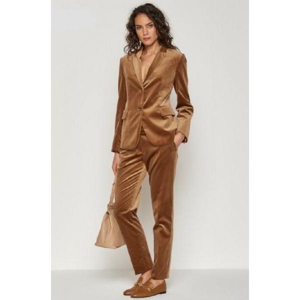 Max Mara CONGO ベロア素材 テーラードジャケット キャメル MaxMara 