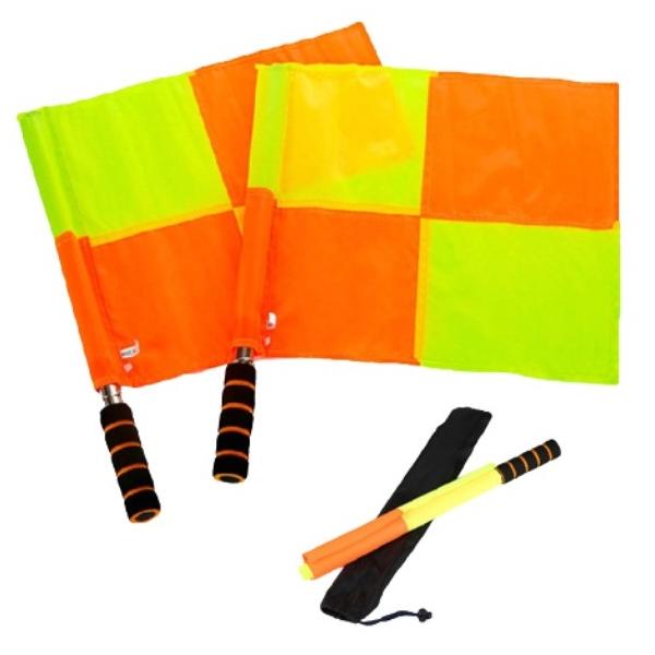 オフサイドフラッグ 審判 サッカー フットサル レフリー 審判旗 ラインズマンフラッグ★★★購入前に画像後半の配送に関する注意事項もお読みください(^-^★★★サッカーやフットサルの審判旗！アシスタントレフリーにラインズマンに必須なオフサイ...