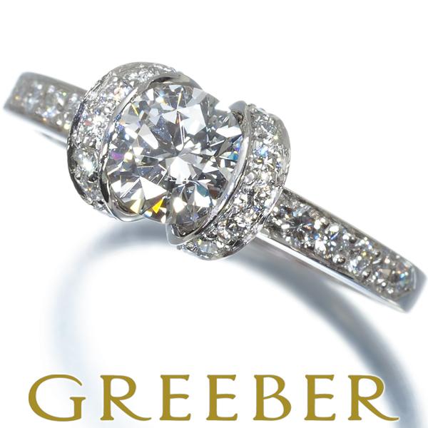 ティファニー ダイヤリング ダイヤモンド 0.6ct程 リボン 10号 Pt950 BLJ 限界値下げ品