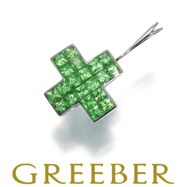 レ・エッセンシャル ペンダントトップ グリーンガーネット ミステリー  