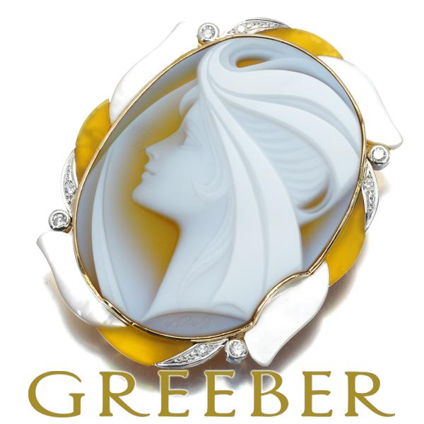 Ｋ１８Ｐt900メノーカメオ　 ポーリー作　２ウェイ ジェムラインジャパン - 公式サイト - / エルヴィン・ポーリー作