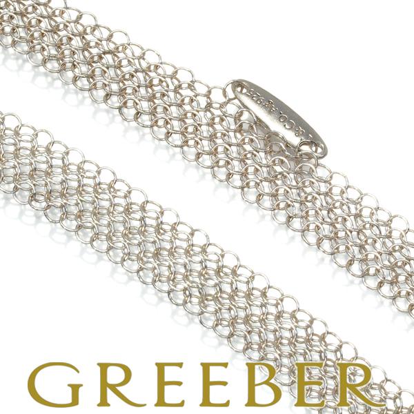 ティファニー ネックレス サマセット メッシュ 76cm シルバー925 BLJ  