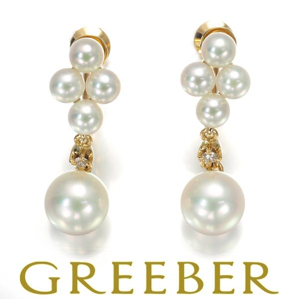 K18ミキモトMIKIMOTOアコヤパールイヤリング【片耳用】 EARLYSUMMER20％】MIKIMOTO ミキモト イヤリング 18金 K18