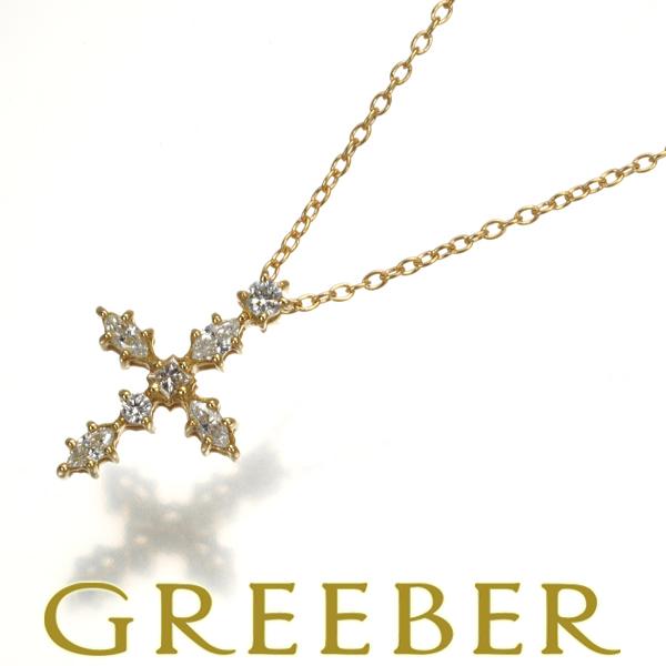 アーカー ネックレス ダイヤ 0.14ct NNクロス K18YG BLJ 大幅値下げ品  