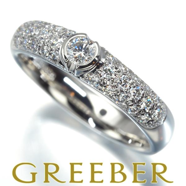 MIKIMOTO ミキモト リング ダイヤ 0.40ct パヴェ 13号 Pt950 Diamond  