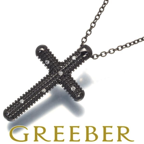 DAMIANI メトロポリタンドリーム クロス 6Pダイヤ ネックレスK18WG